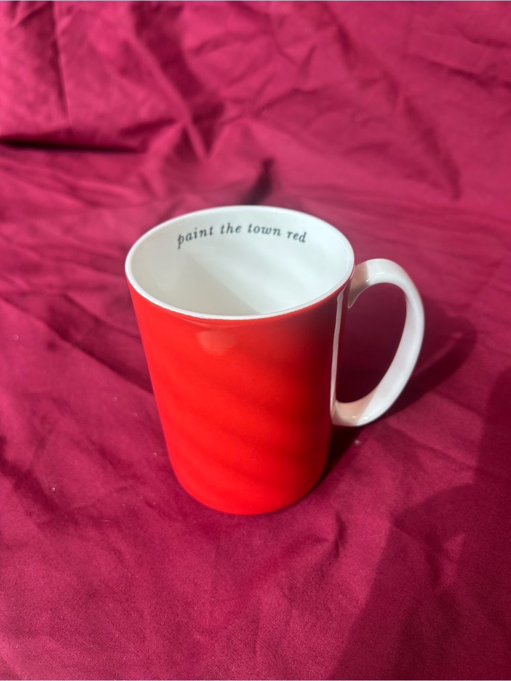 Kate Spade Lenox Mug “Paint the town red”